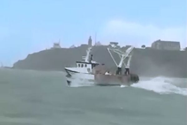 Sortie du P'tit Piak de Granville pour départ pêche